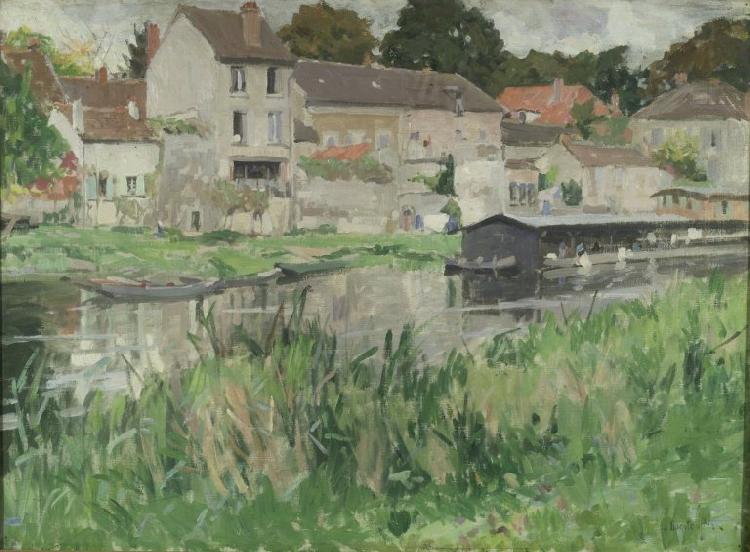 George Oberteuffer In Stevenson s Moret oil painting picture
